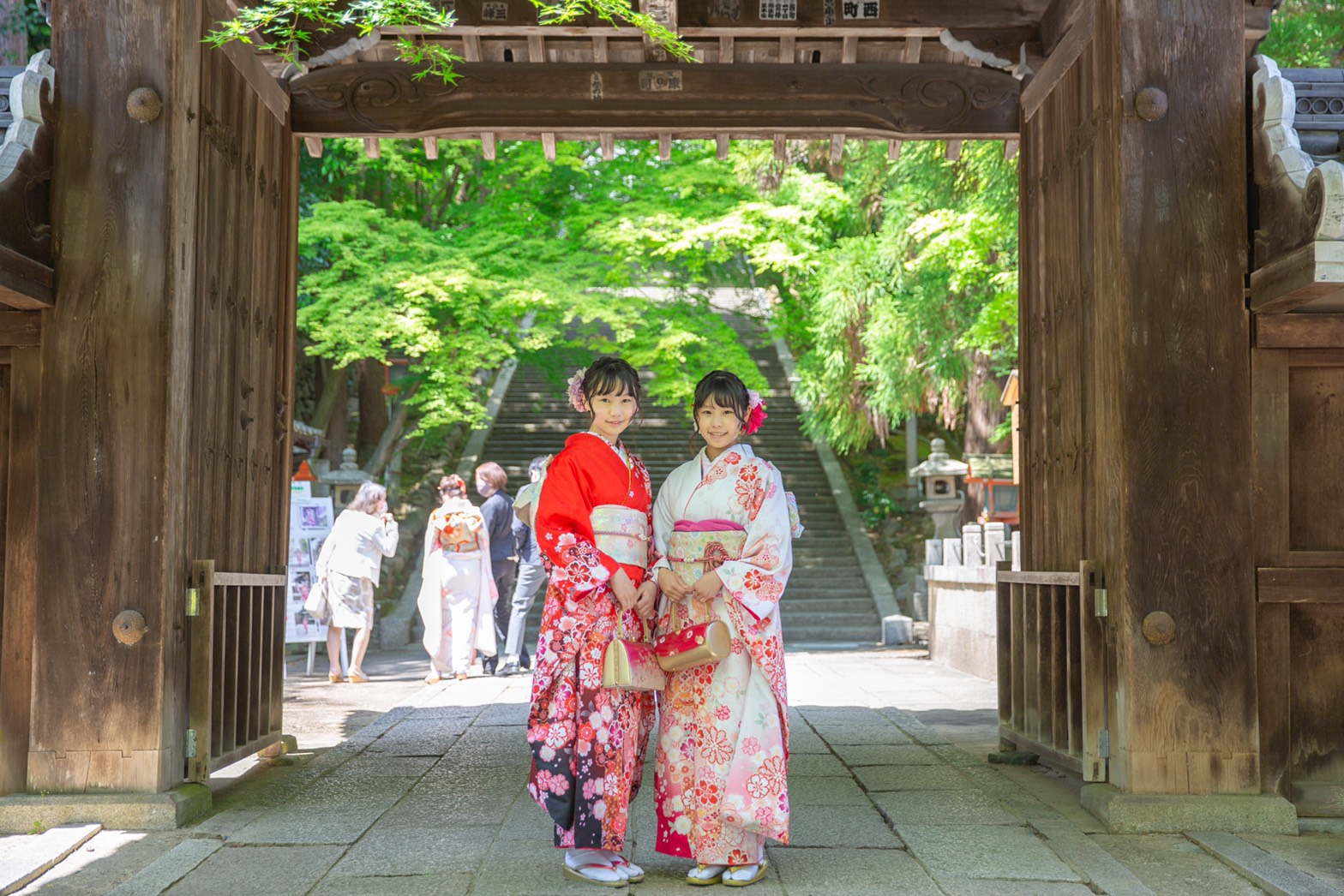 十三参りでご来店のお嬢様